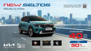 Kia Seltos Turbo ưu đãi lên đến 40 triệu đồng